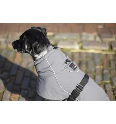 Płaszcz dla psa z polarem HKM Buddy L