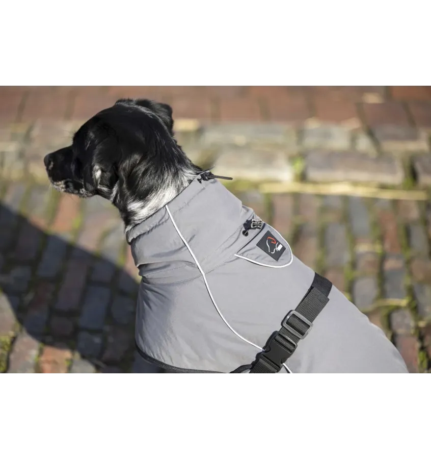 Płaszcz dla psa z polarem HKM Buddy L