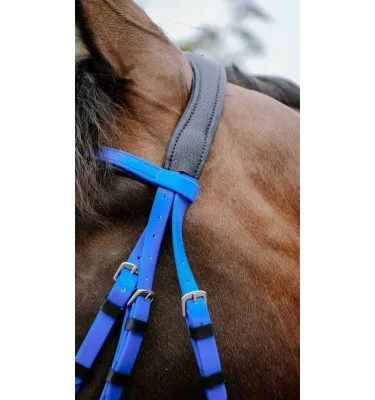 Ogłowie rajdowe dla konia Endurance Pop czarny cob