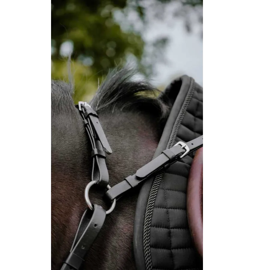 Napierśnik rajdowy dla konia Endurance Pop czarny cob