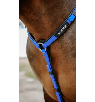 Napierśnik rajdowy dla konia Endurance Pop czarny cob