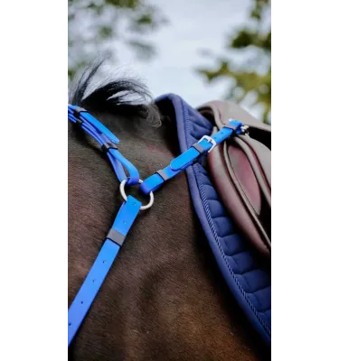 Napierśnik rajdowy dla konia Endurance Pop czarny cob