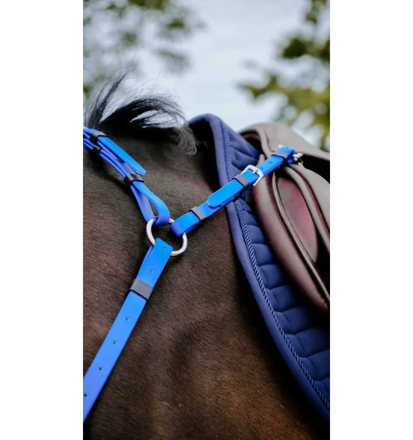 Napierśnik rajdowy dla konia Endurance Pop czarny cob