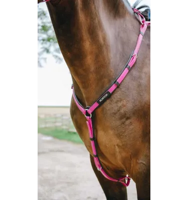 Napierśnik rajdowy dla konia Endurance Pop czarny cob