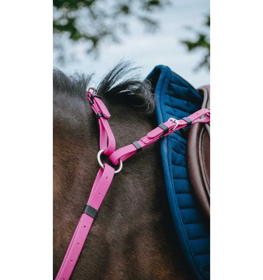 Napierśnik rajdowy dla konia Endurance Pop czarny cob