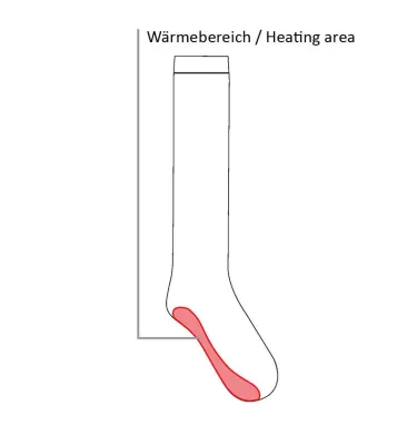 Skarpety grzejące jeździeckie Keep Warm granat 35-38