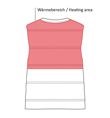 Kamizelka grzejąca jeździecka Comfort Temperature granat L