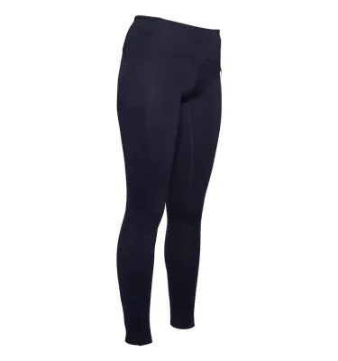 Legginsy jeździeckie zimowe Arezzo brąz 32/34