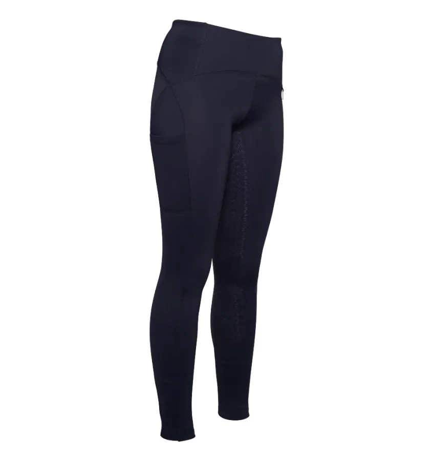 Legginsy jeździeckie zimowe Arezzo brąz 32/34