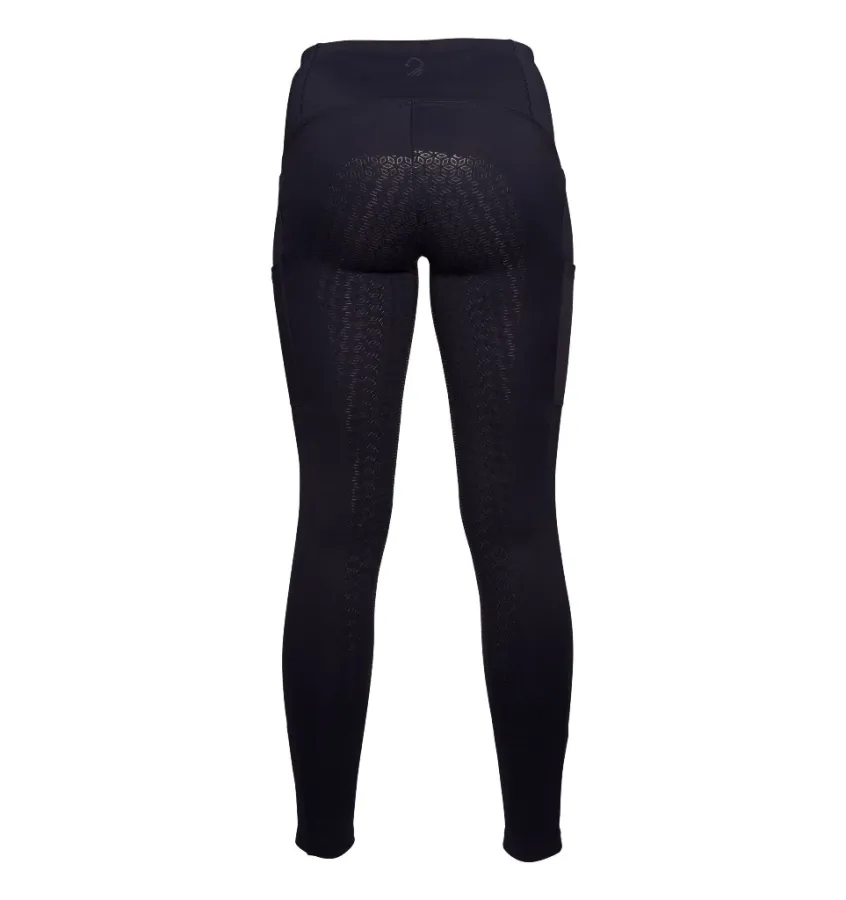 Legginsy jeździeckie zimowe Arezzo brąz 32/34
