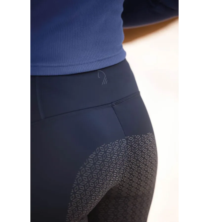 Legginsy jeździeckie zimowe Arezzo brąz 32/34