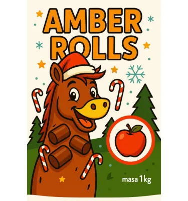 Smakołyki dla koni Amber Rolls 1kg
