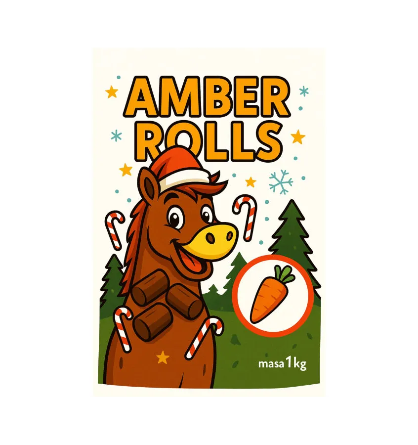 Smakołyki dla koni Amber Rolls 1kg