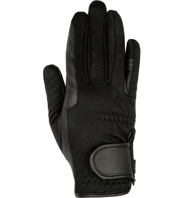 Rękawiczki jeździeckie zimowe dziecięce Softshell 10