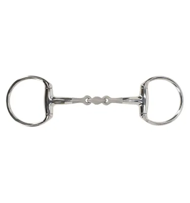 Wędzidło oliwkowe eggbut podwójnie łamane anatomiczne sandblasted 10,5