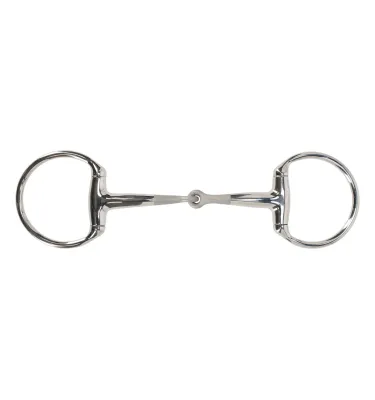 Wędzidło oliwkowe eggbut pojedynczo łamane anatomiczne sweet iron 10,5