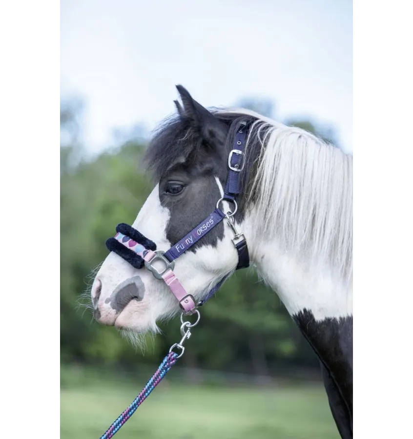 Kantar dla kucyka z futerkiem Funny Horses mini shetty