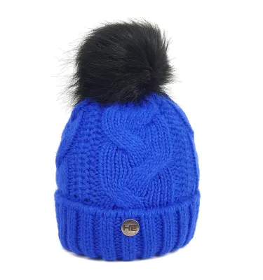 Czapka zimowa jeździecka Aida ciemny szary