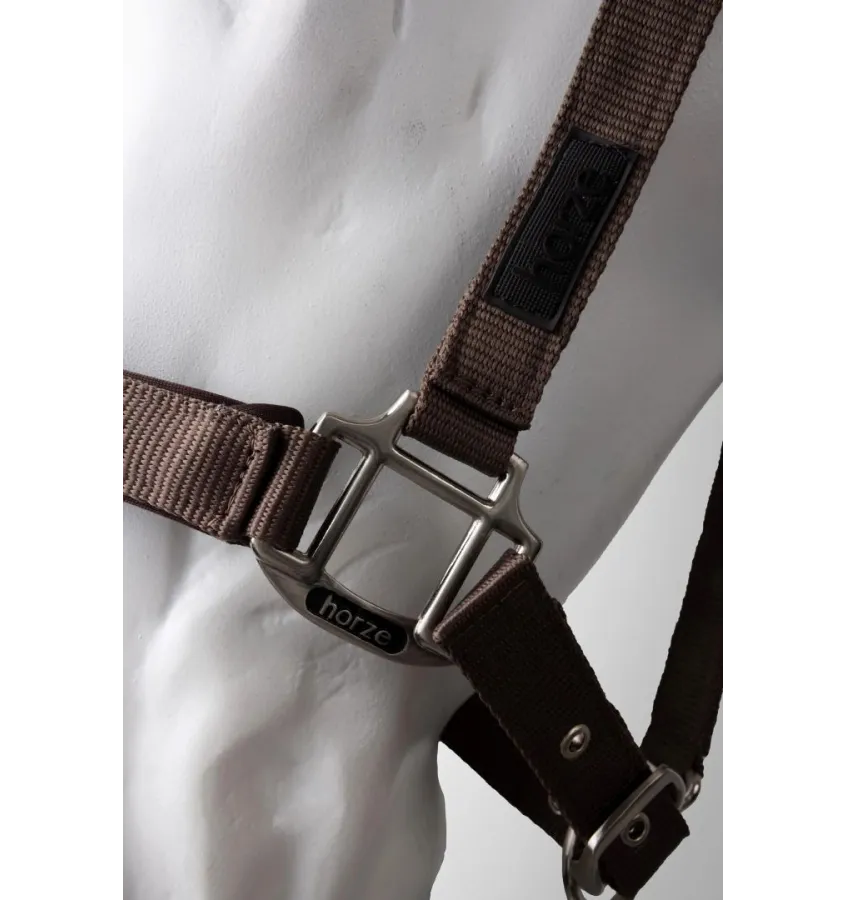 Kantar dla konia Lucca z uwiązem stalowy cob