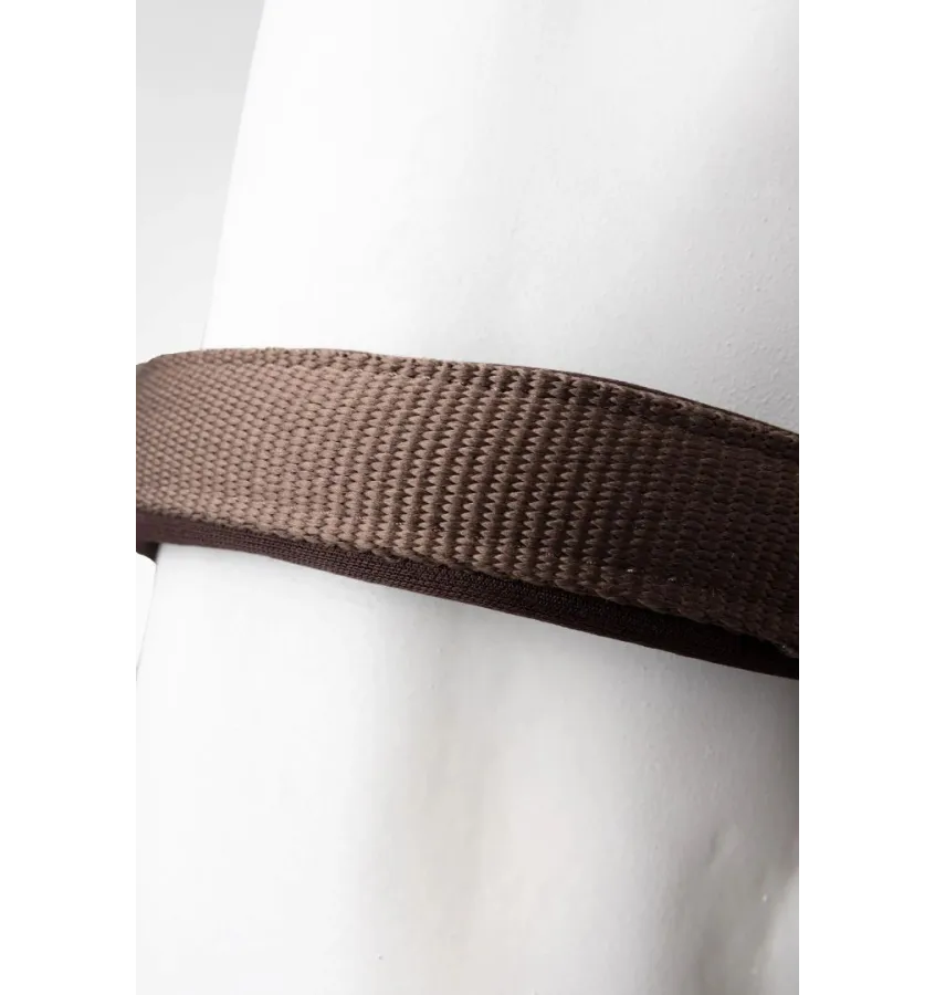 Kantar dla konia Lucca z uwiązem stalowy cob