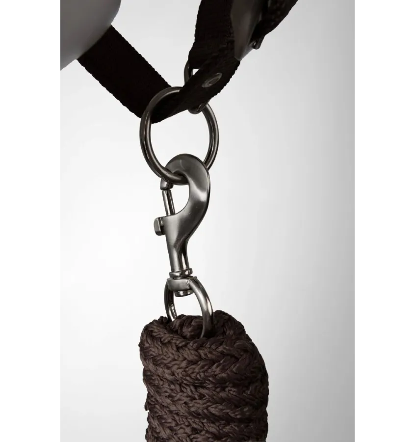 Kantar dla konia Lucca z uwiązem stalowy cob