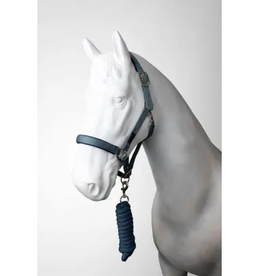 Kantar dla konia Lucca z uwiązem stalowy cob