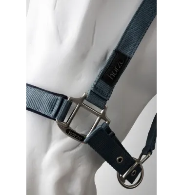 Kantar dla konia Lucca z uwiązem stalowy cob