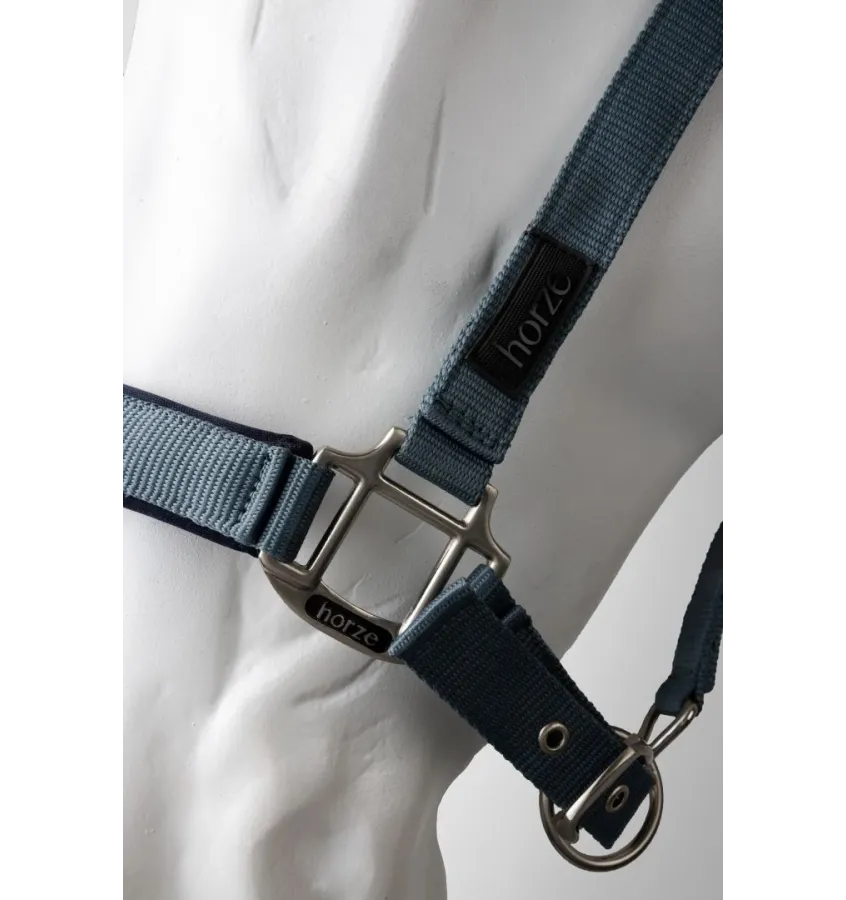 Kantar dla konia Lucca z uwiązem stalowy cob