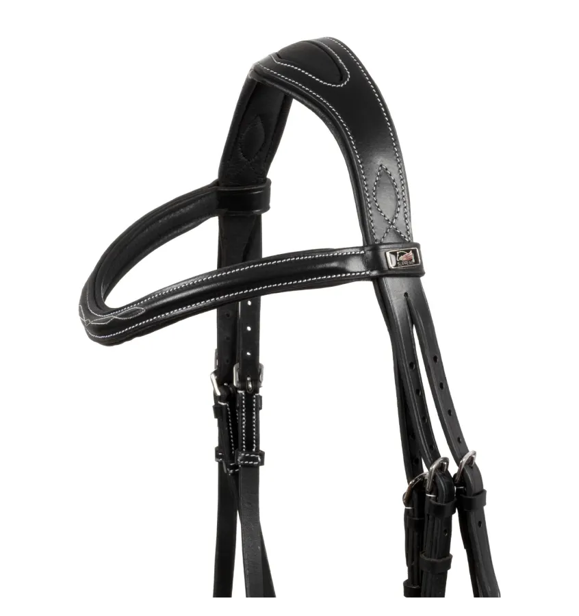 Ogłowie dla konia Supreme czarny cob