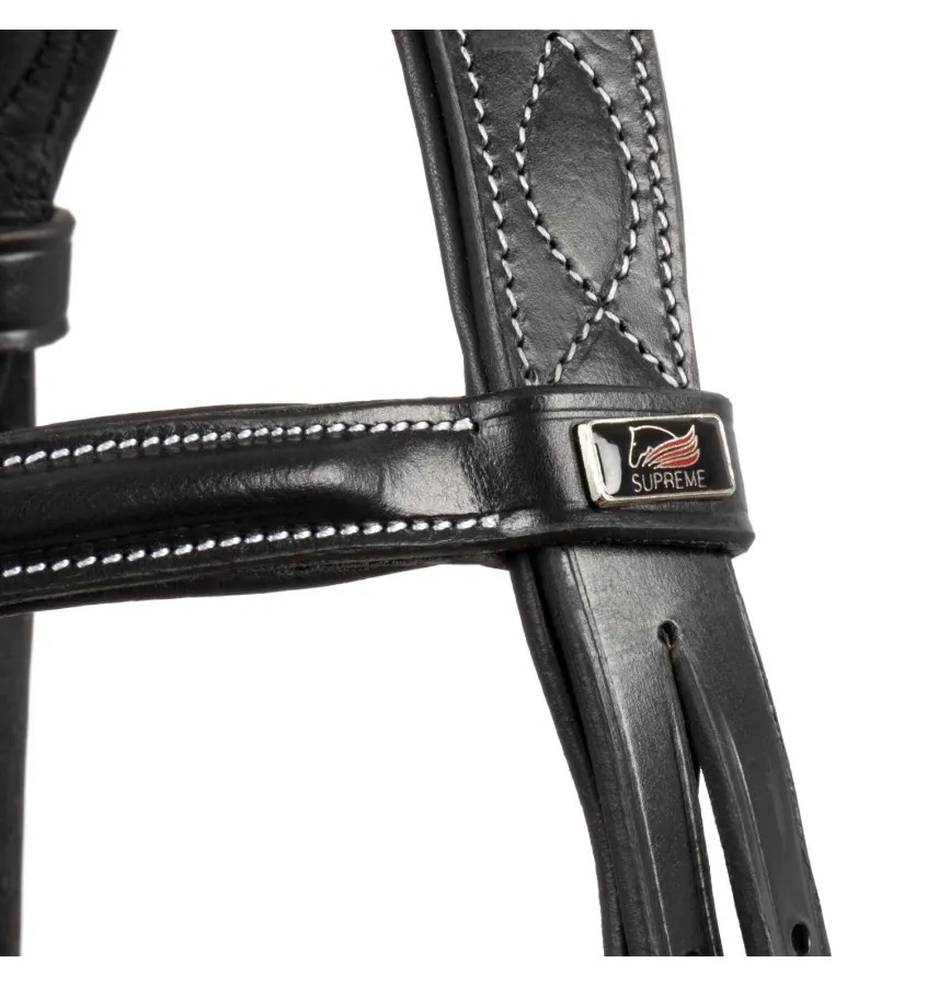 Ogłowie dla konia Supreme czarny cob