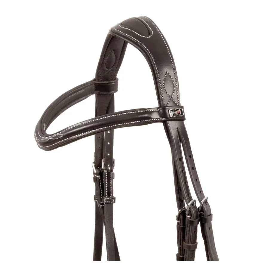 Ogłowie dla konia Supreme czarny cob