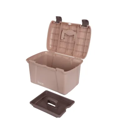 Skrzynka na szczotki i akcesoria jeździeckie Horze beż