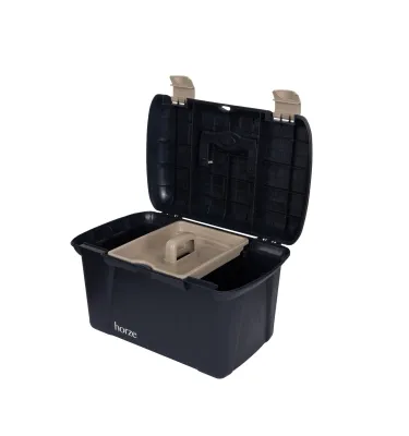 Skrzynka na szczotki i akcesoria jeździeckie Horze beż