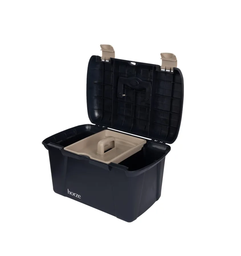 Skrzynka na szczotki i akcesoria jeździeckie Horze beż