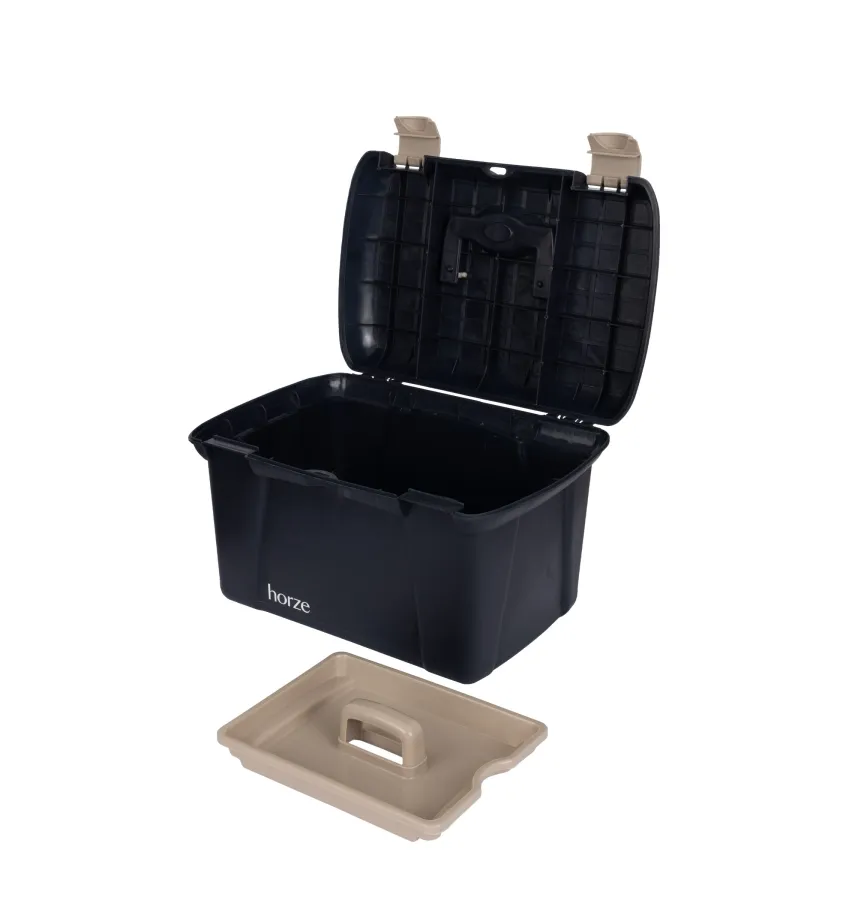 Skrzynka na szczotki i akcesoria jeździeckie Horze beż