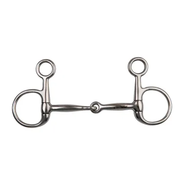 Wędzidło Baucher pojedynczo łamane Metalab 12,5