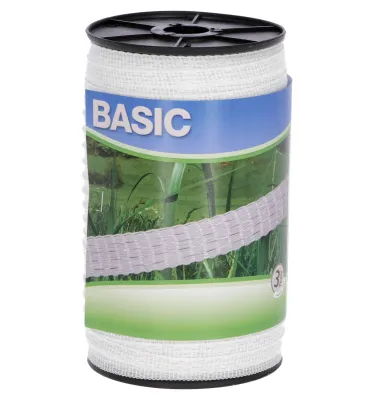 Taśma ogrodzeniowa dla koni KERBL biała 200m x 10mm