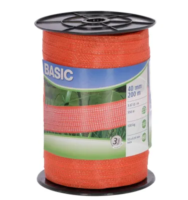 Taśma ogrodzeniowa dla koni KERBL pomarańcz 200m x 40mm