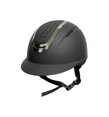 Kask jeździecki Sydney City czarny/srebrny M 55-57