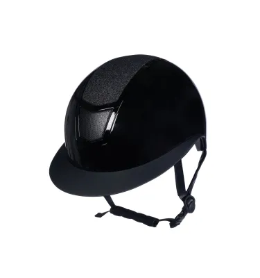 Kask jeździecki Shiny Diamond czarny L