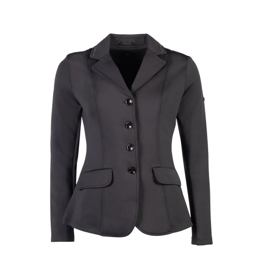 Marynarka konkursowa jeździecka Amy Kids czarny 128