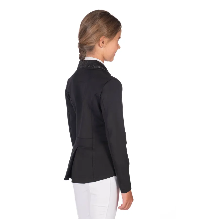 Marynarka konkursowa jeździecka Amy Kids czarny 128