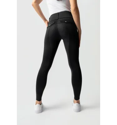 Legginsy jeździeckie Horze Anya czarny 32