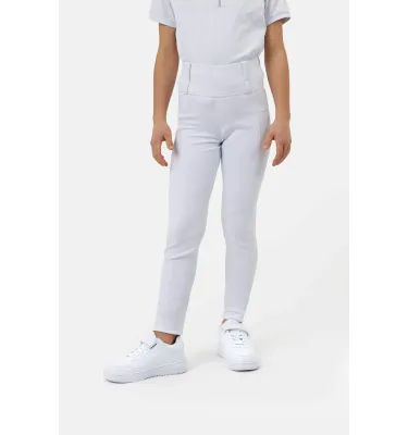 Białe bryczesy konkursowe dziecięce Anya 146/152