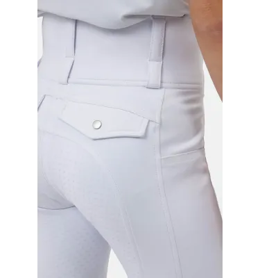 Białe bryczesy konkursowe dziecięce Anya 146/152