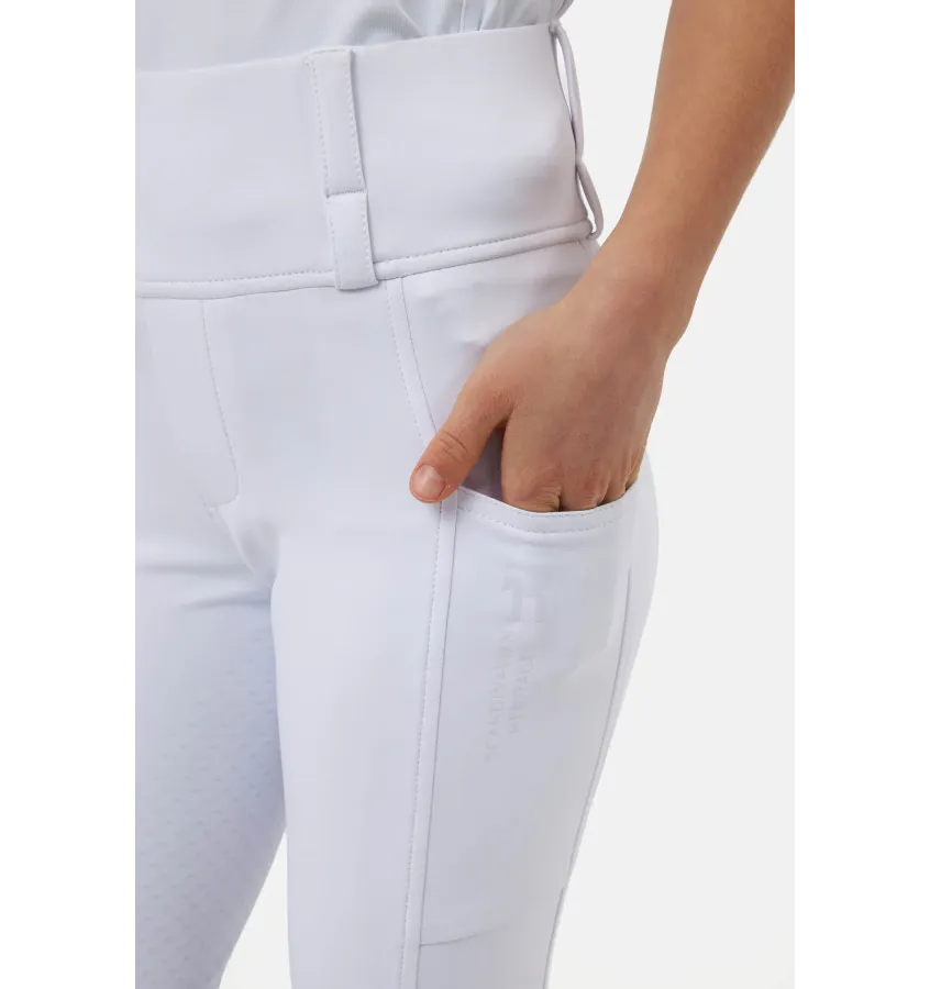 Białe bryczesy konkursowe dziecięce Anya 146/152