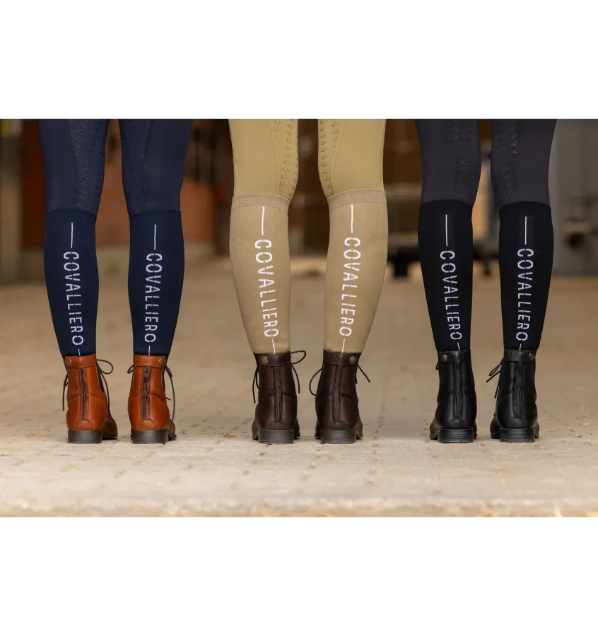 Podkolanówki jeździeckie Covalliero S/S 2026 czarny 34/36