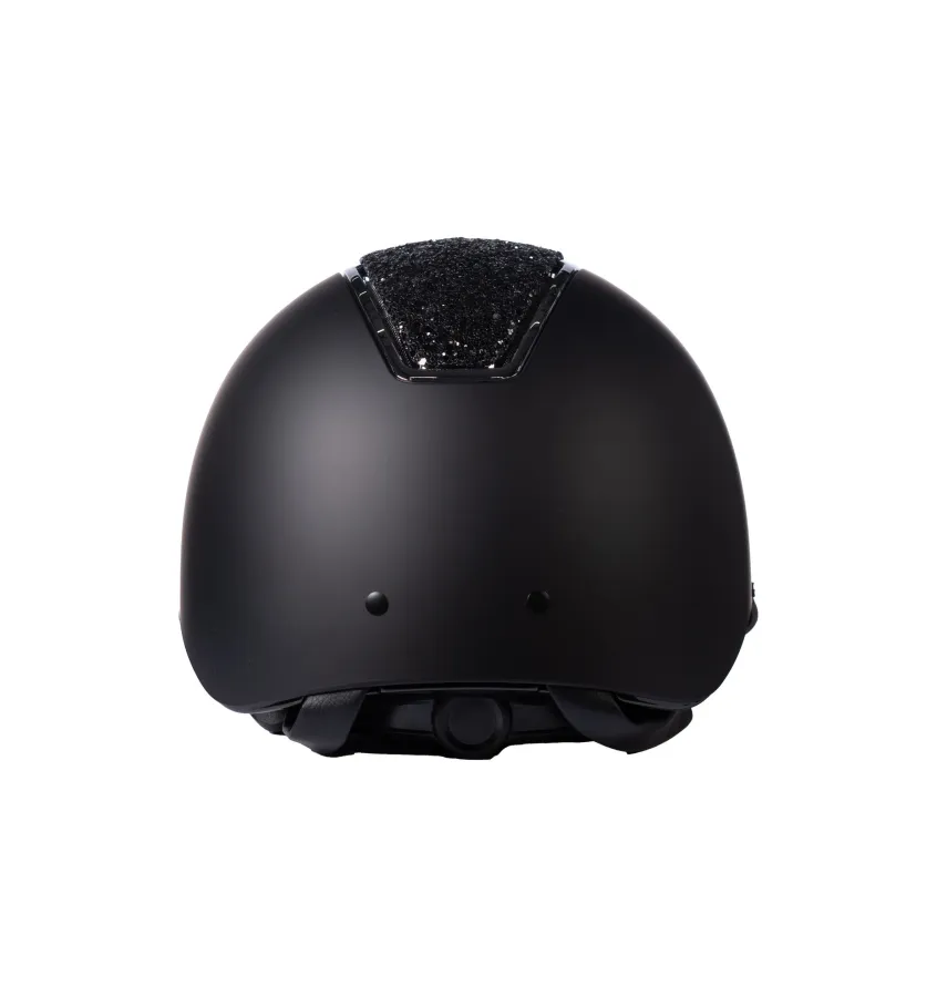 Kask jeździecki z brokatem Lady Shield Elegant czarny L 58-60