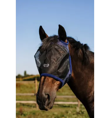 Maska chroniąca konia przed owadami bez uszu RW First cob
