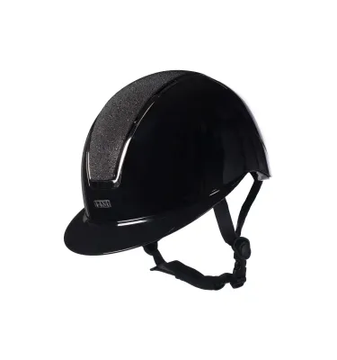 Kask jeździecki HKM Lady Shield Brillant czarny/rosegold L 58-60
